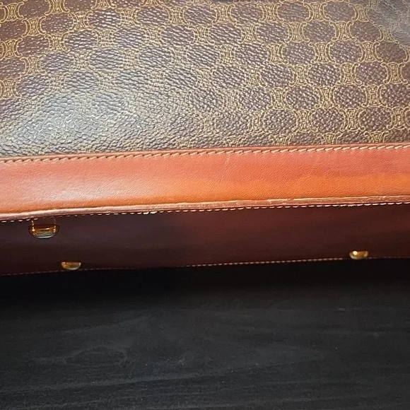 CELINE MACADAM TOTE IN BROWN - Picture 8 of 15